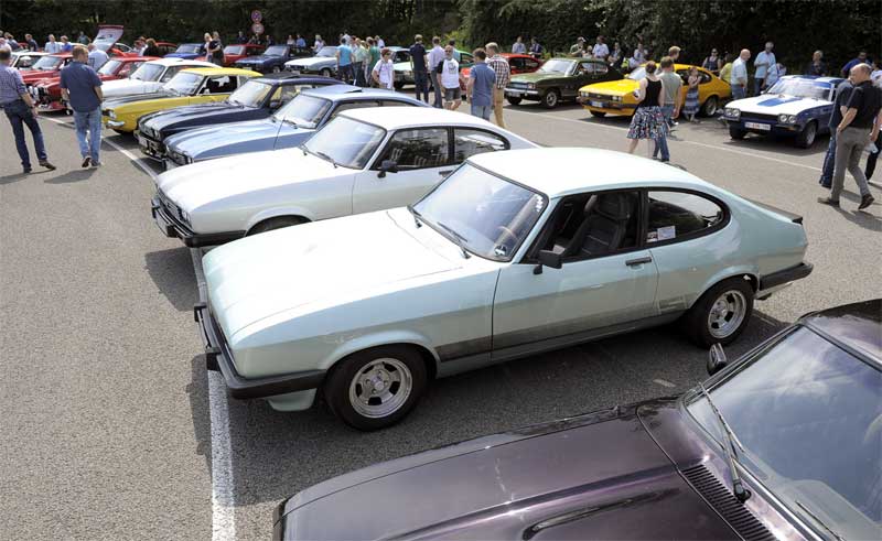 50 Jahre Ford Capri bei den Ford-Werken